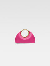 Jacquemus The Small Calino Nappa Leather Handbag Dark Pink