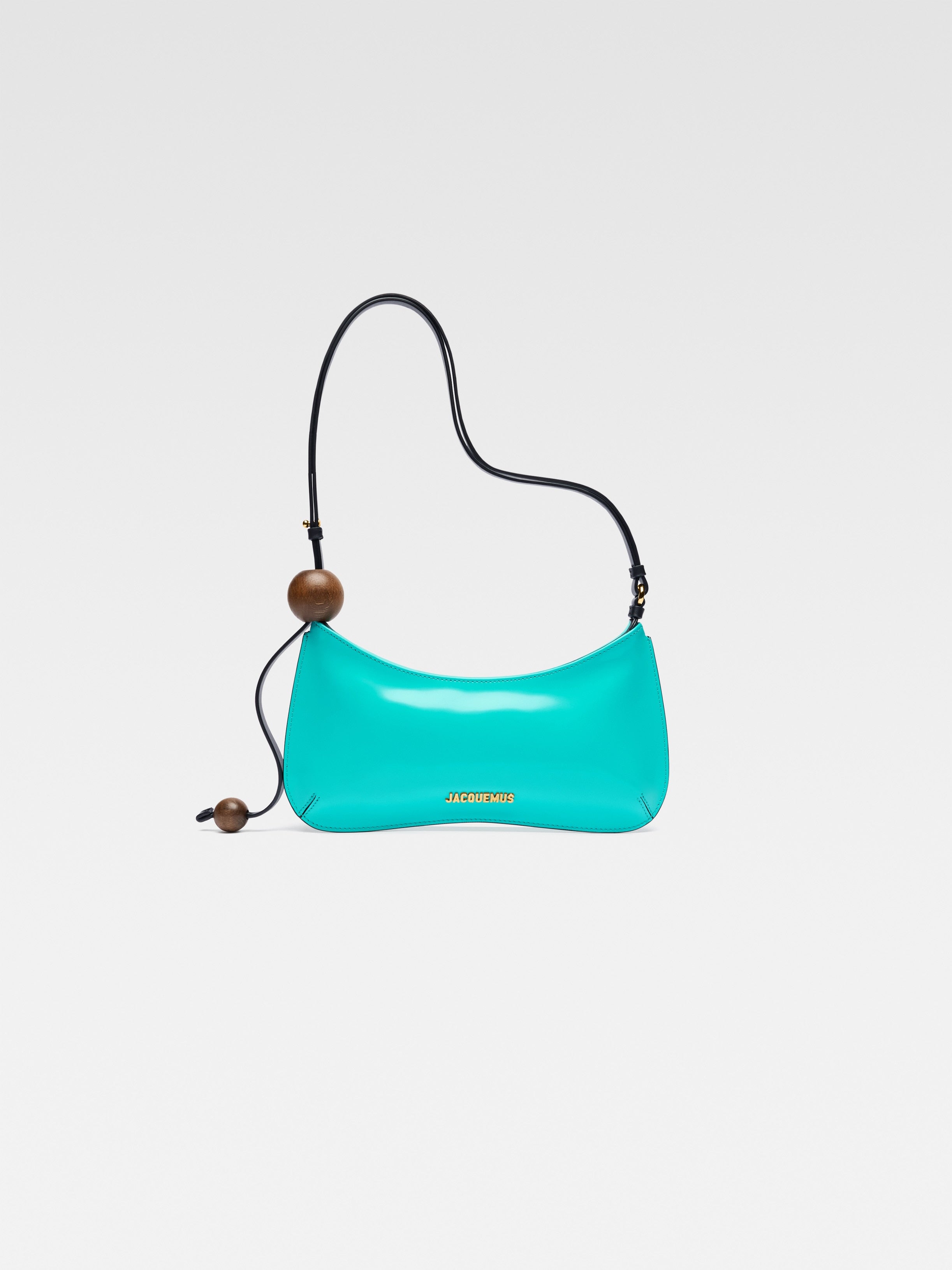 Jacquemus The Bisou Perle Beaded Shoulder-Bag Turquoise