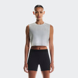 On Pace Tank Glacier | White