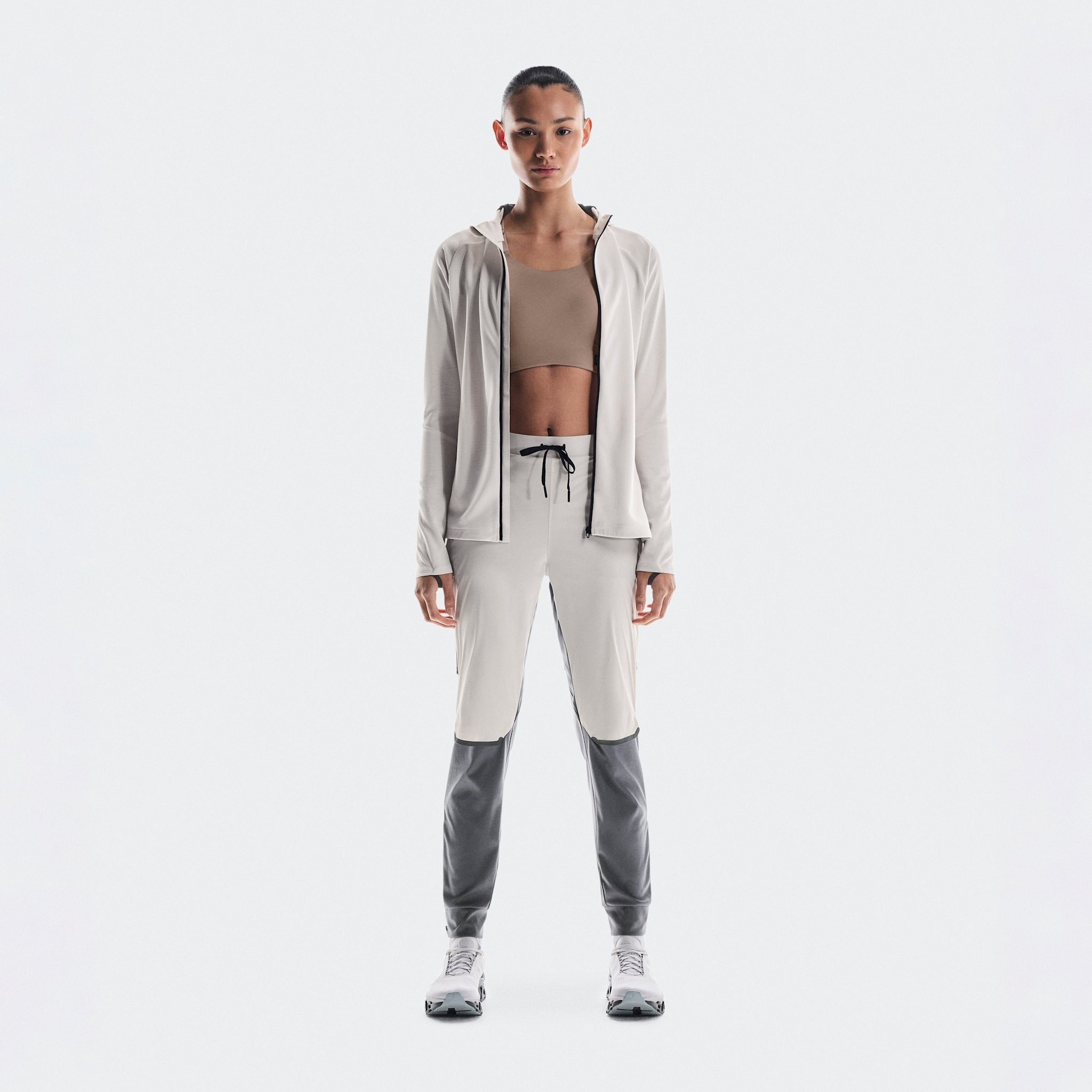 On Weather Pants Silver | Eclipse