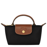 Longchamp Le Pliage Original Pouch with handle Black