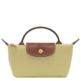 Longchamp Le Pliage Original Pouch with handle Pistachio