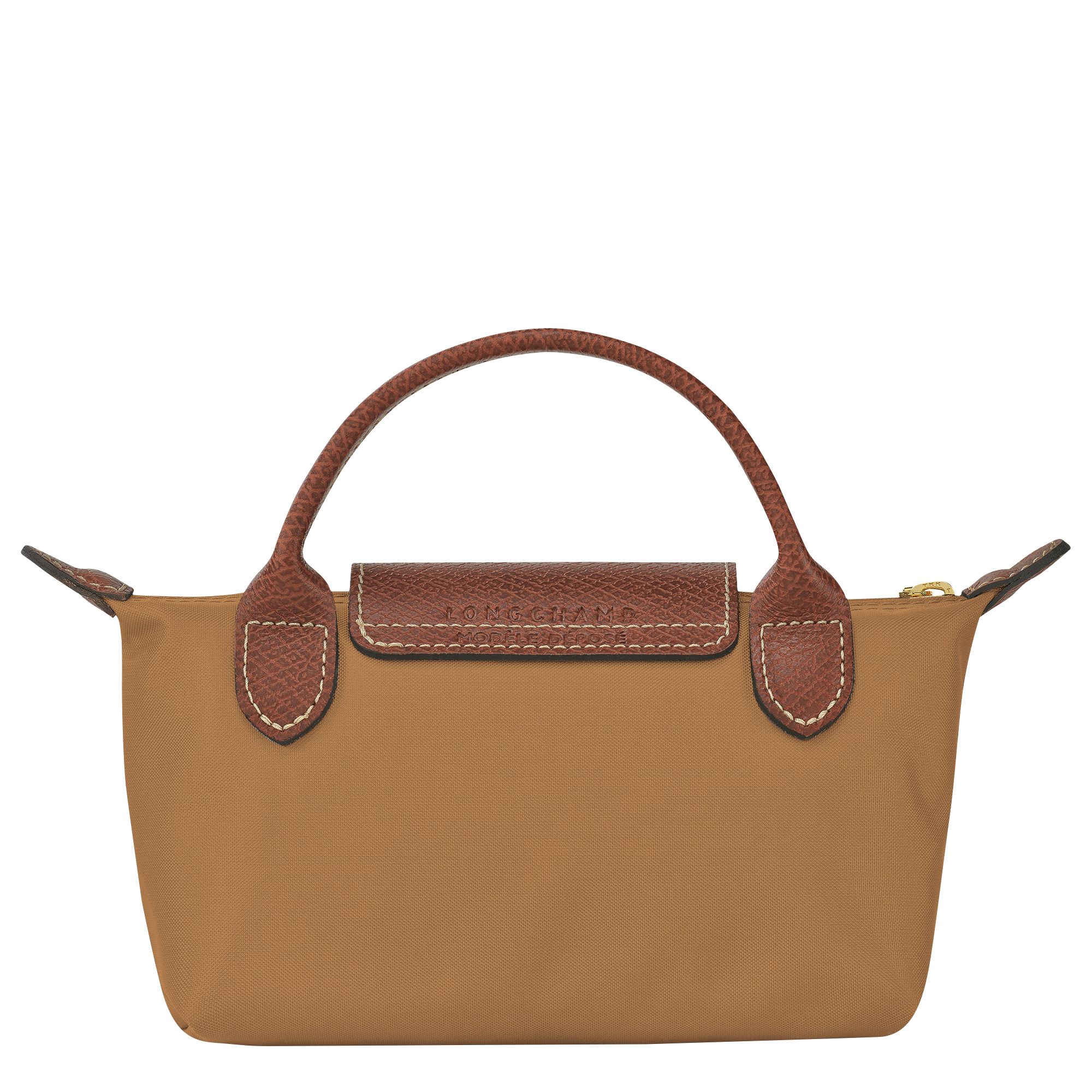 Longchamp Le Pliage Original Pouch with handle Fawn