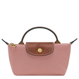 Longchamp Le Pliage Original Pouch with handle Pink Tea