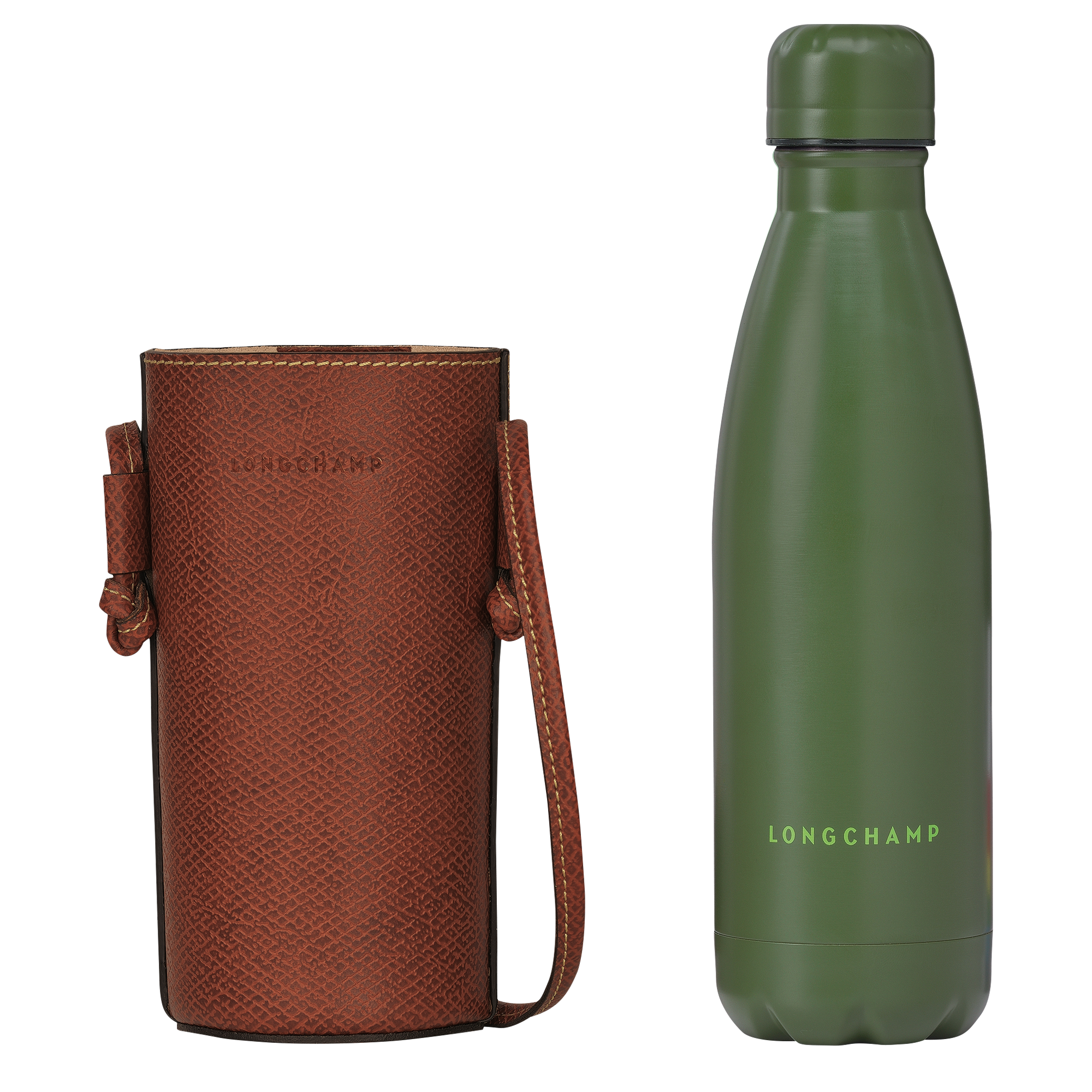 Longchamp Épure Bottle holder Brown