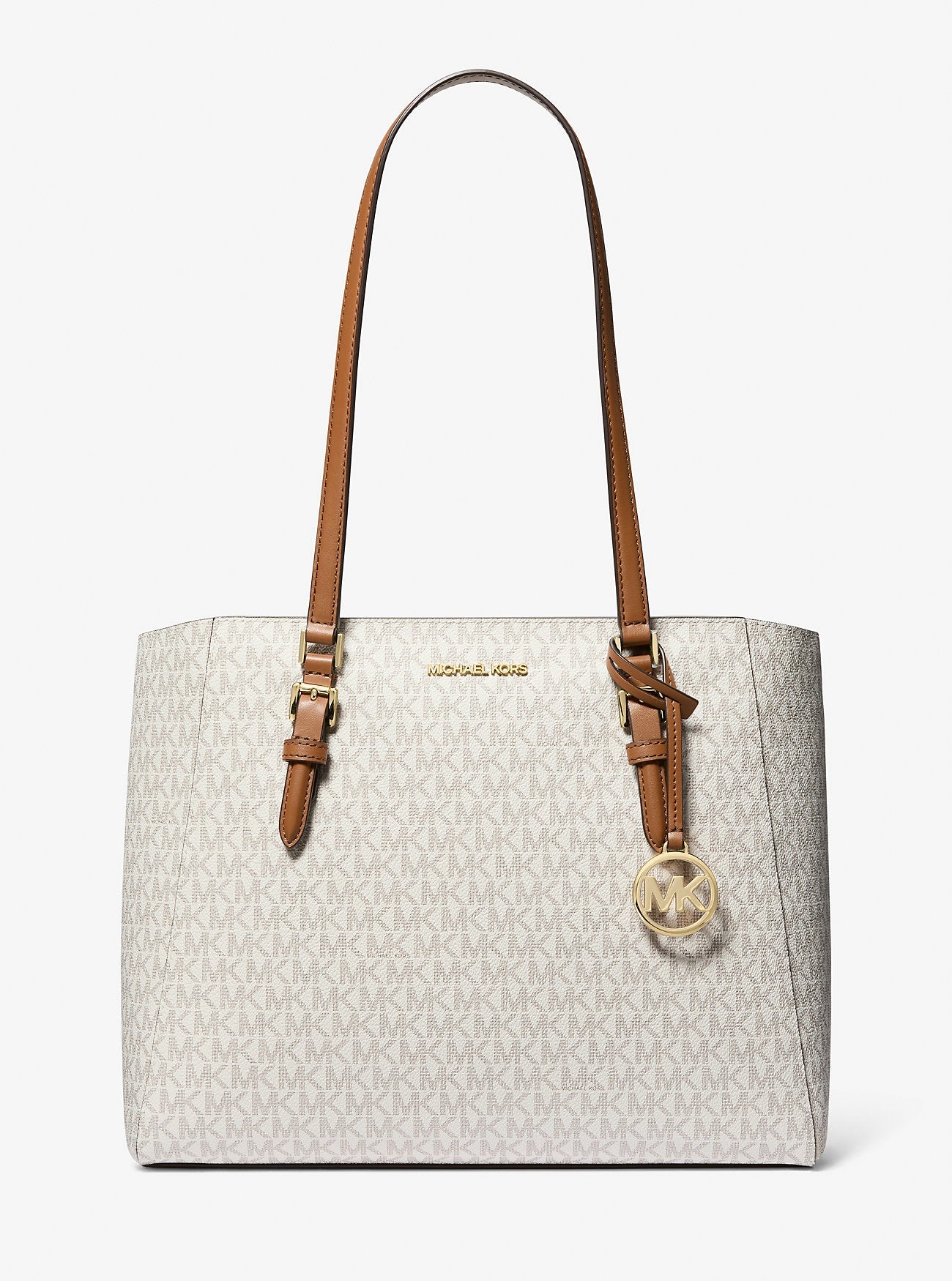 Charlotte Large 3-in-1 Signature Logo Tote Bag Vanilla Vanilla