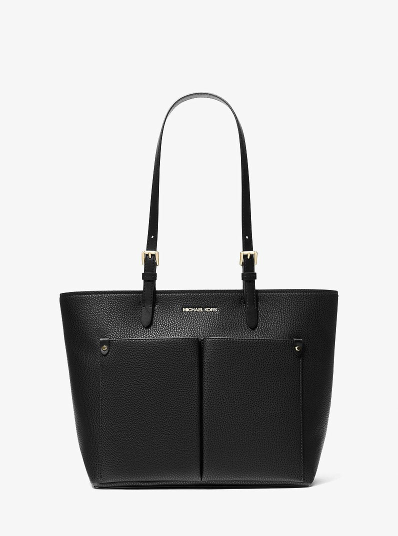 Michael Kors Jet Set Medium Pocket Tote Bag Black