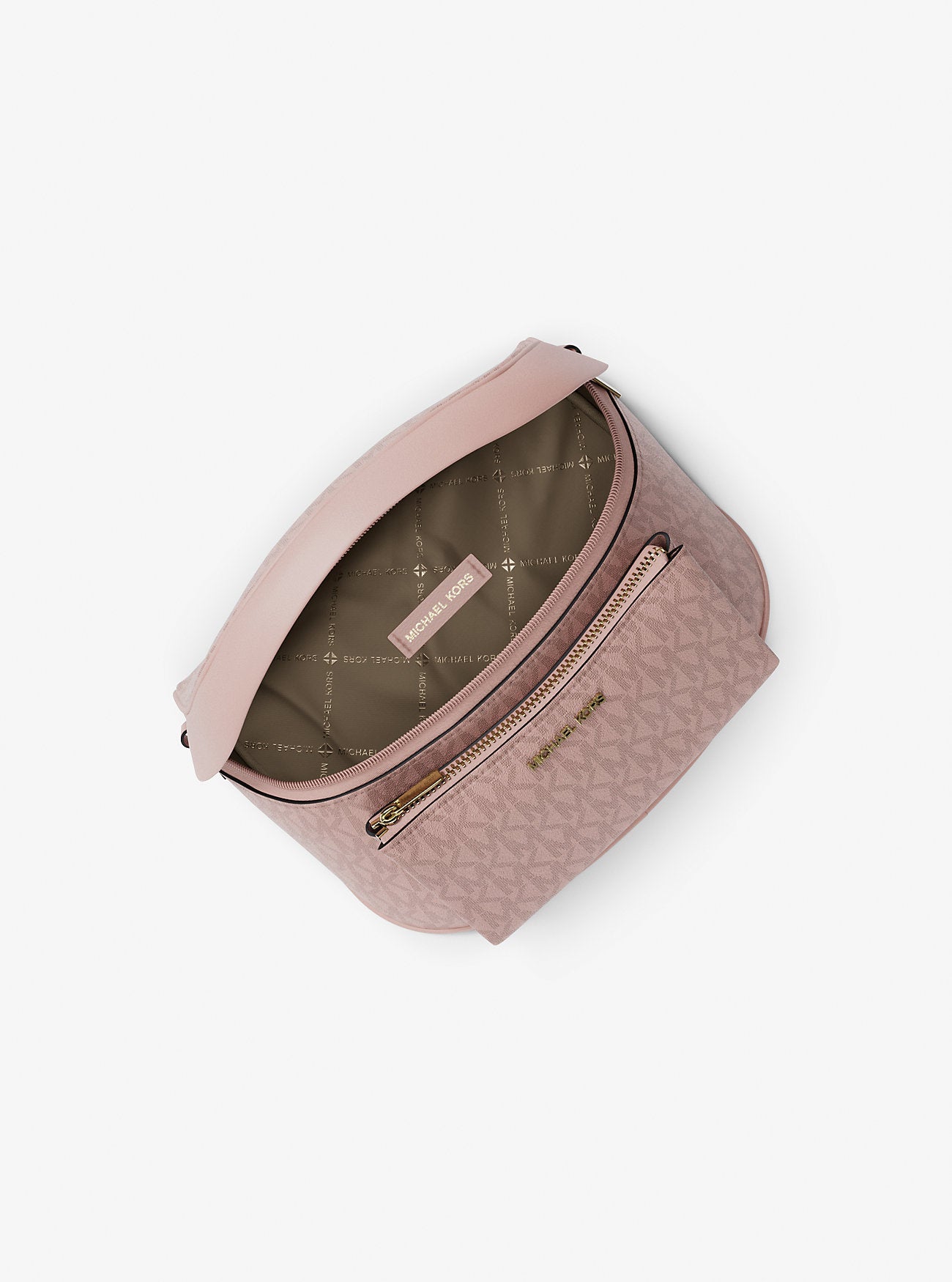 Michael Kors Slater Medium Signature Logo Sling Pack Powder Blush