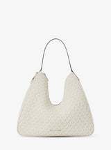 Michael Kors Nayla Medium Signature Logo Shoulder Bag Lt Crm Multi