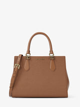 Michael Kors Marilyn Medium Saffiano Leather Satchel Luggage