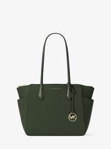 Michael Kors Marilyn Medium Saffiano Leather Tote Bag Moss