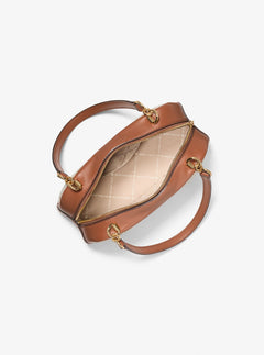 Cecily Small Signature Logo Shoulder Bag Vanilla Vanilla