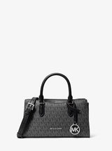 Michael Kors Arden Small Signature Logo Messenger Bag Black