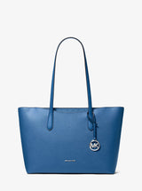 Michael Kors Arden Large Top-Zip Tote Bag Galaxy Blue