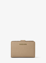 Michael Kors Medium Crossgrain Leather Wallet Camel