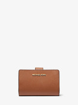Michael Kors Medium Crossgrain Leather Wallet Luggage