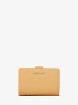 Michael Kors Medium Crossgrain Leather Wallet Honeywheat