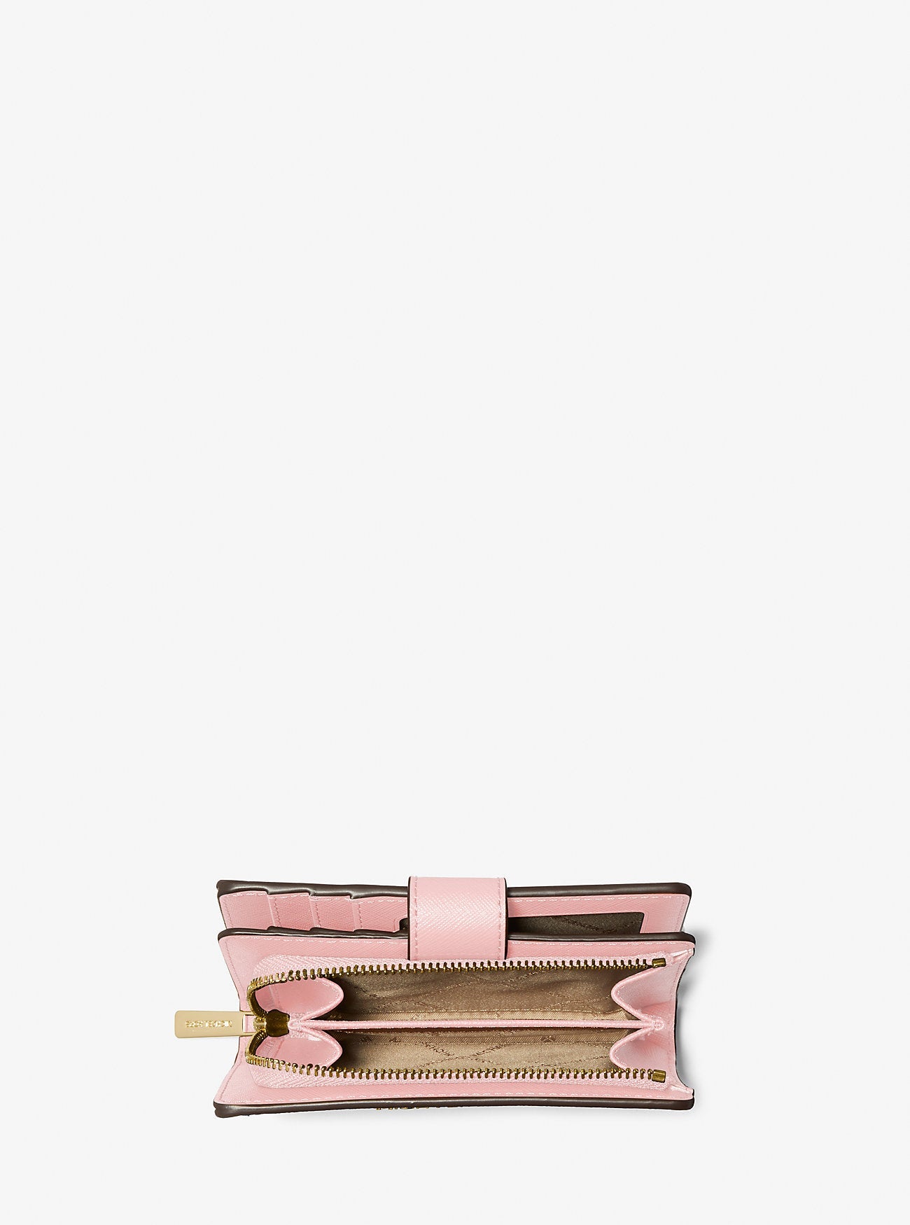 Medium Crossgrain Leather Wallet Powder Blush Powder Blush