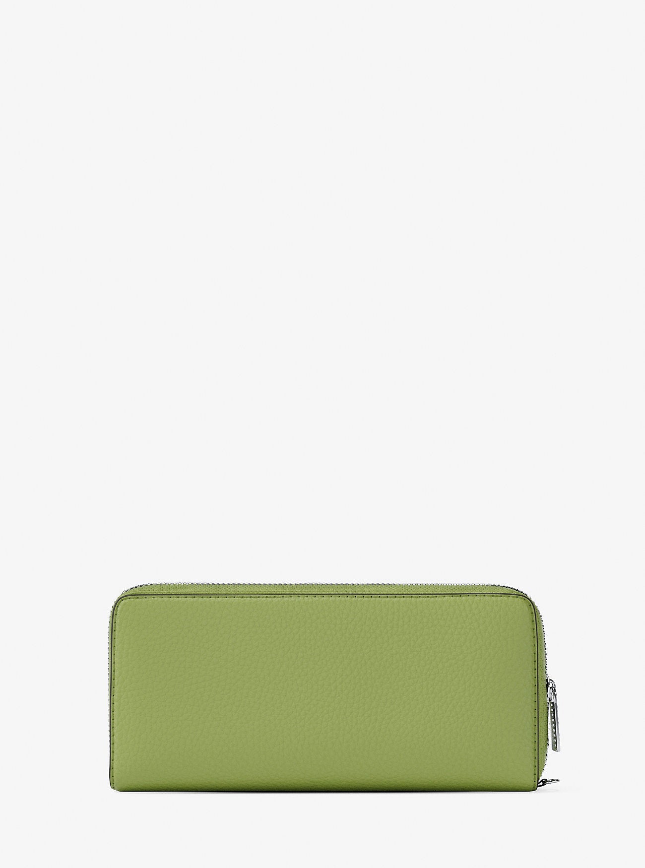 Michael Kors Large Pebbled Leather Continental Wallet Lime