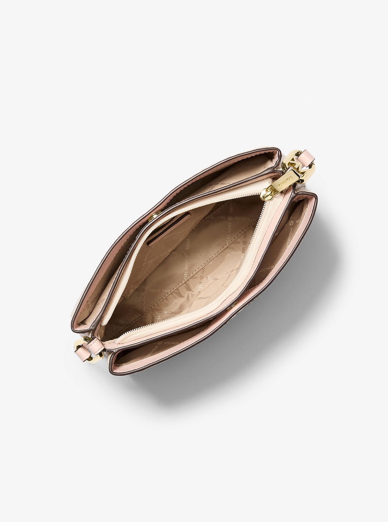 Trisha Medium Logo Crossbody Bag Pwd Blsh Mlt Pwd Blsh Mlt