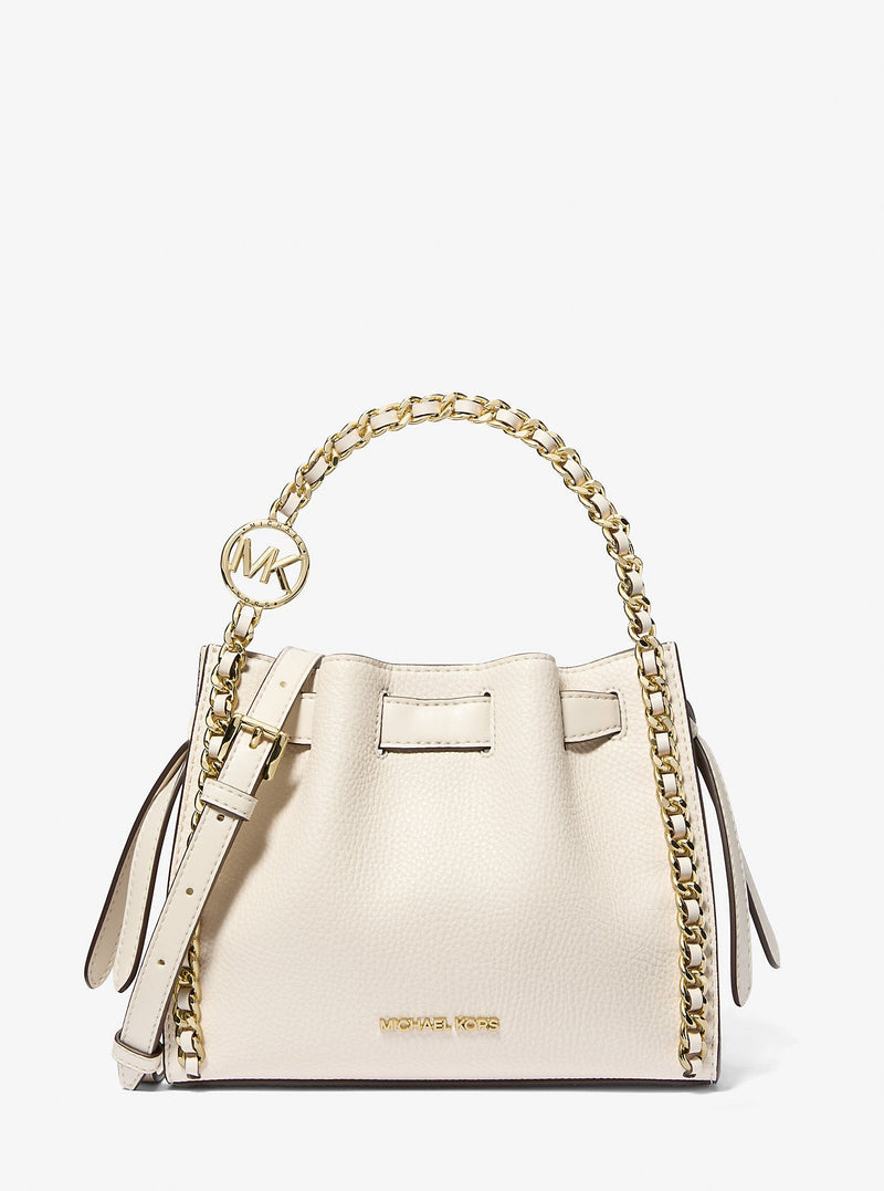 Mina Small Chain Crossbody Bag Lt Cream Lt Cream