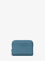 Michael Kors Jet Set Travel Medium Saffiano Leather Wallet Denim