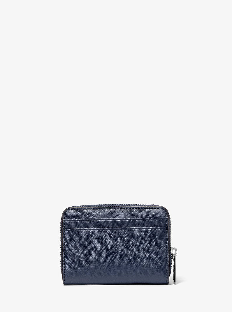 Michael Kors Jet Set Travel Medium Saffiano Leather Wallet Navy