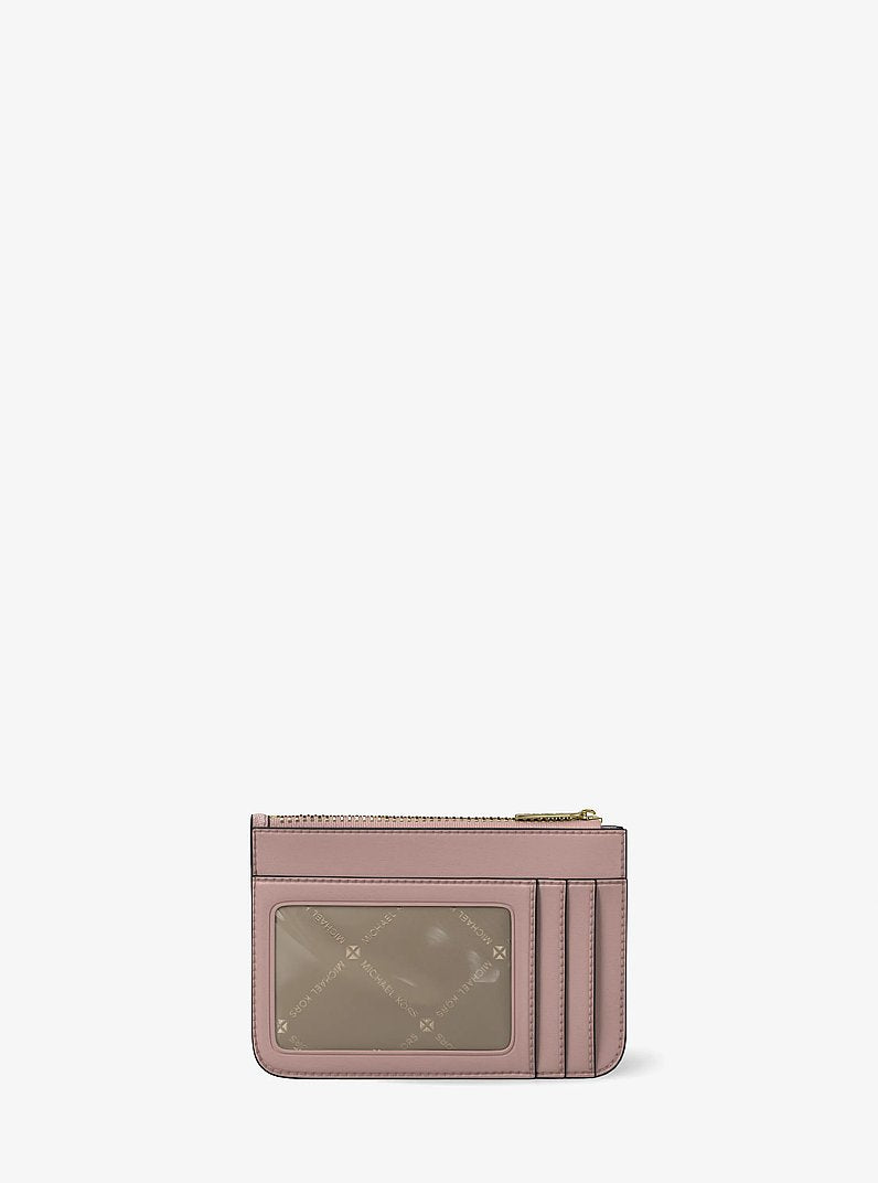Michael Kors Jet Set Travel Small Signature Logo Coin Purse Pwd Blsh Mlt