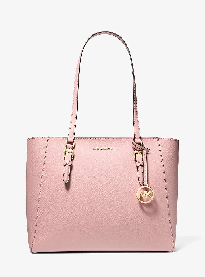 Michael Kors Charlotte Large Saffiano Leather 3-in-1 Tote Bag Powder Blush