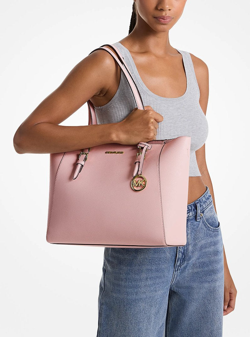 Michael Kors Charlotte Large Saffiano Leather 3-in-1 Tote Bag Powder Blush