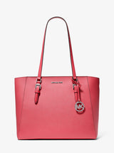 Michael Kors Charlotte Large Leather and Signature Logo 3-in-1 Tote Bag Hibiscus