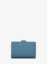 Michael Kors Medium Saffiano Leather Wallet Denim