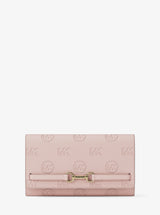 Michael Kors Carson Large Logo Debossed Wallet Powder Blush