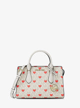 Michael Kors Sheila Small Embellished Signature Logo Satchel Lt Crm Multi