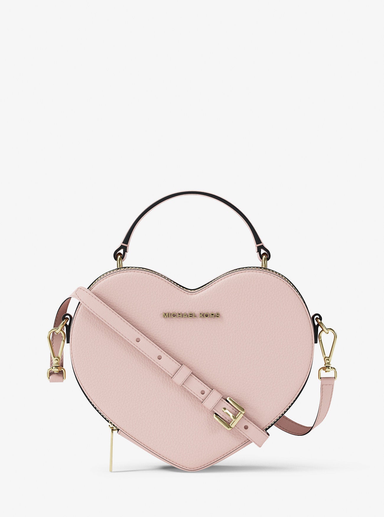 Jet Set Small Heart Crossbody Bag Powder Blush Powder Blush