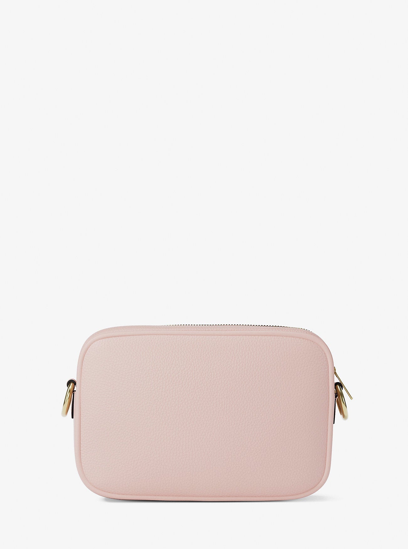 Michael Kors Jet Set Large Pebbled Leather Camera Crossbody Bag Powder Blush