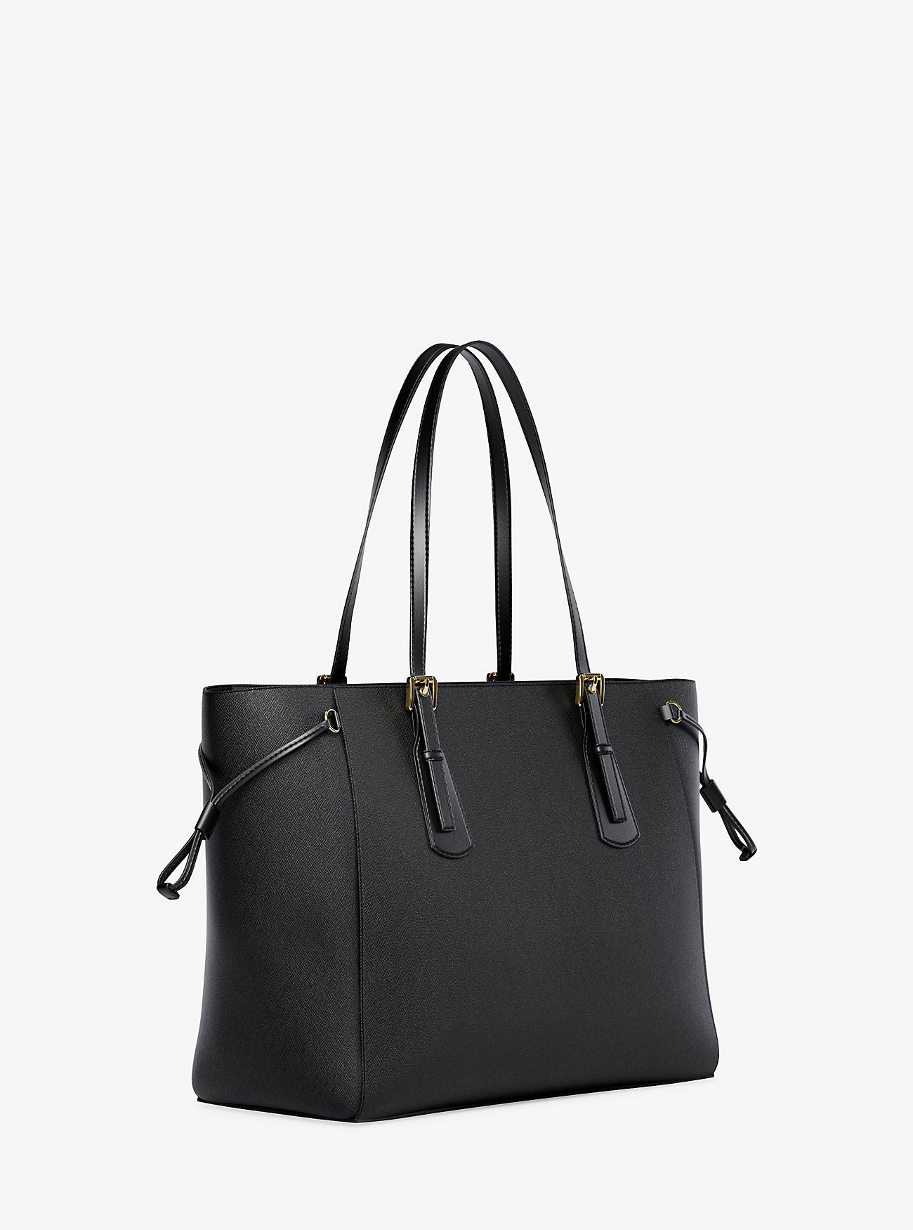 Michael Kors Voyager Large Saffiano Leather Tote Bag Black