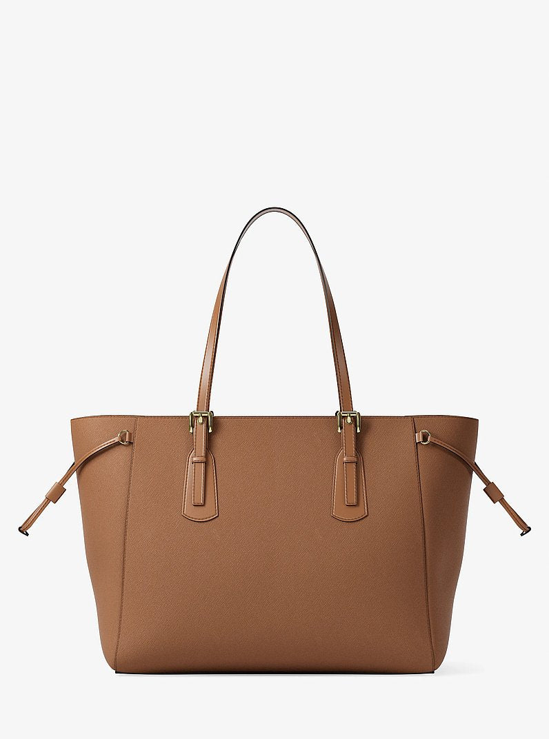 Michael Kors Voyager Large Saffiano Leather Tote Bag Luggage