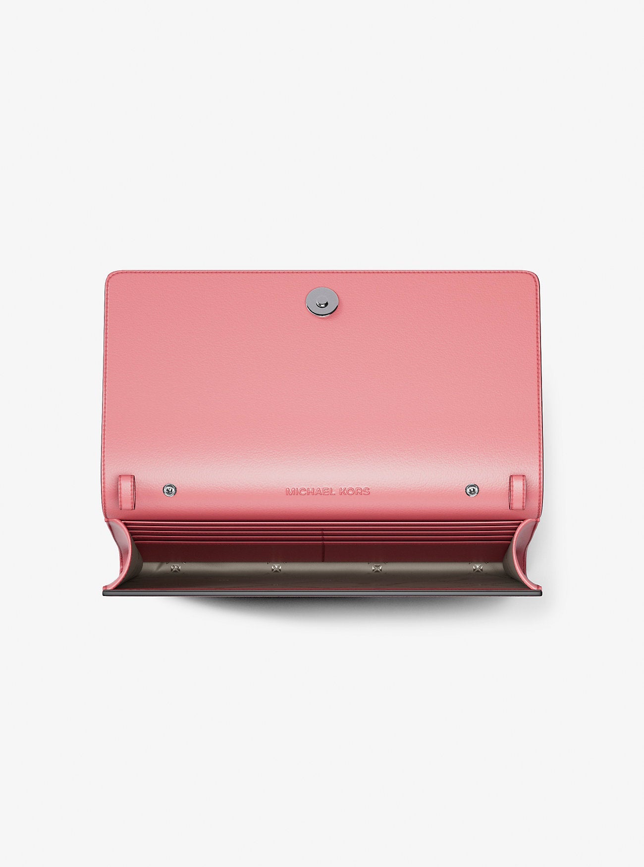 Carson Large Logo Debossed Wallet Hibiscus Hibiscus
