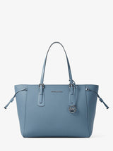 Michael Kors Voyager Large Saffiano Leather Tote Bag Denim