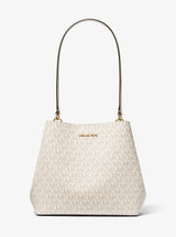 Michael Kors Pratt Medium Signature Logo Shoulder Bag Lt Crm Multi