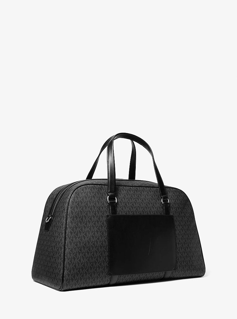 Michael Kors Jet Set Travel Extra-Large Signature Logo Weekender Bag Black