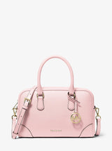Michael Kors Thompson Pebbled Leather Satchel Powder Blush