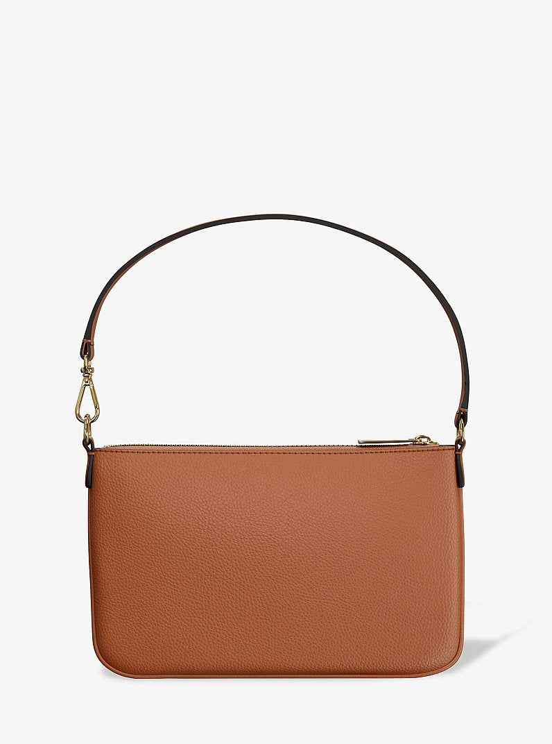 Michael Kors Jet Set Small Pebbled Leather Convertible Wristlet Luggage