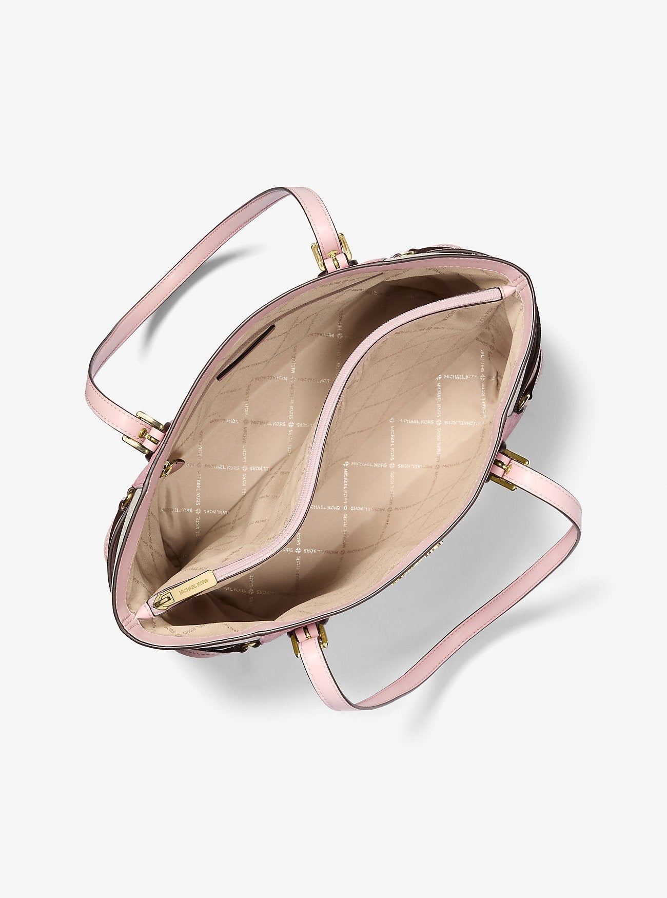 Voyager Large Color-Block Signature Logo Tote Bag Pwd Blsh Mlt Pwd Blsh Mlt