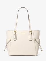 Michael Kors Voyager Large Saffiano Leather Tote Bag Lt Cream