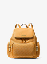 Michael Kors Merritt Small Signature Logo Cargo Backpack Radiant Orange