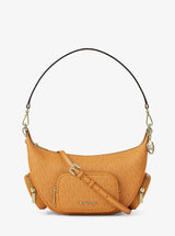 Michael Kors Merritt Medium Signature Logo Convertible Shoulder Bag Radiant Orange