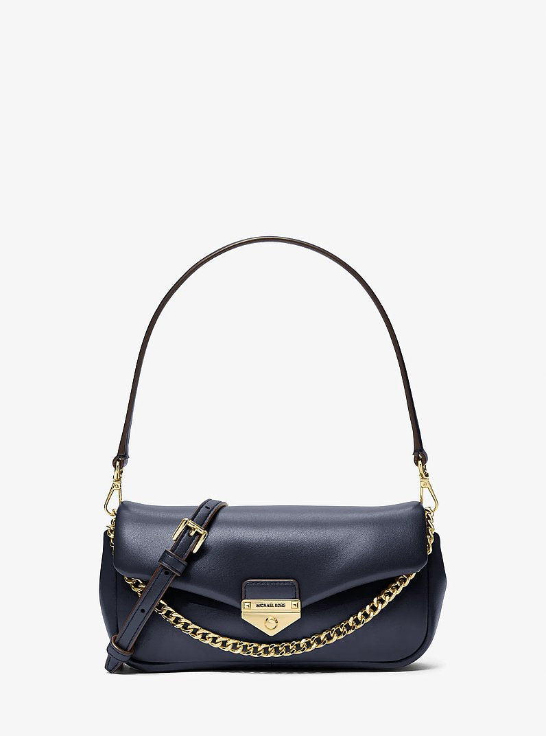 Michael Kors Soho Small Convertible Shoulder Bag Navy