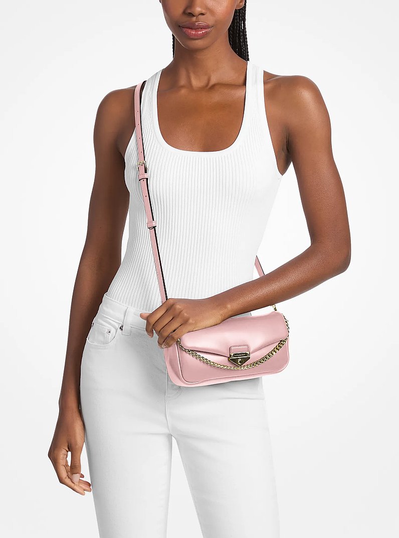 Michael Kors Soho Small Convertible Shoulder Bag Powder Blush